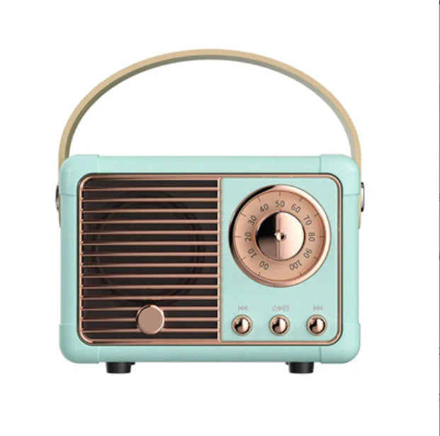 Sonique Classic Bluetooth Speaker | Premium draadloze 2.0-kanaals luidspreker met rijke audio en retro design