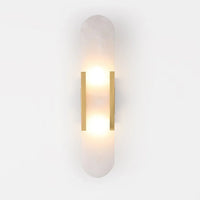 Moderne Wandlamp van Marmer met Gouden Details – Luxe Verlichting