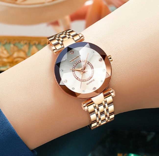Sterren Vrouwen RVS Horloge