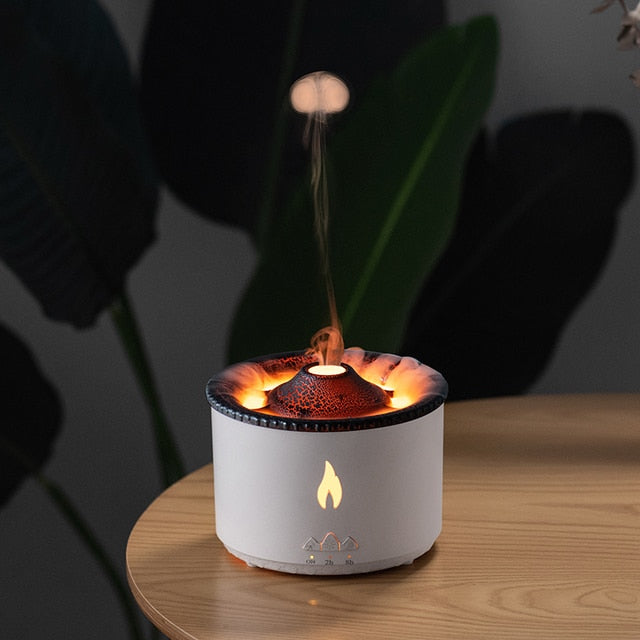 LuxeAura Vulkanische Nacht Geur Lamp | Verhoog je ambiance met een betoverende geurervaring die elke ruimte transformeert in een serene oase.