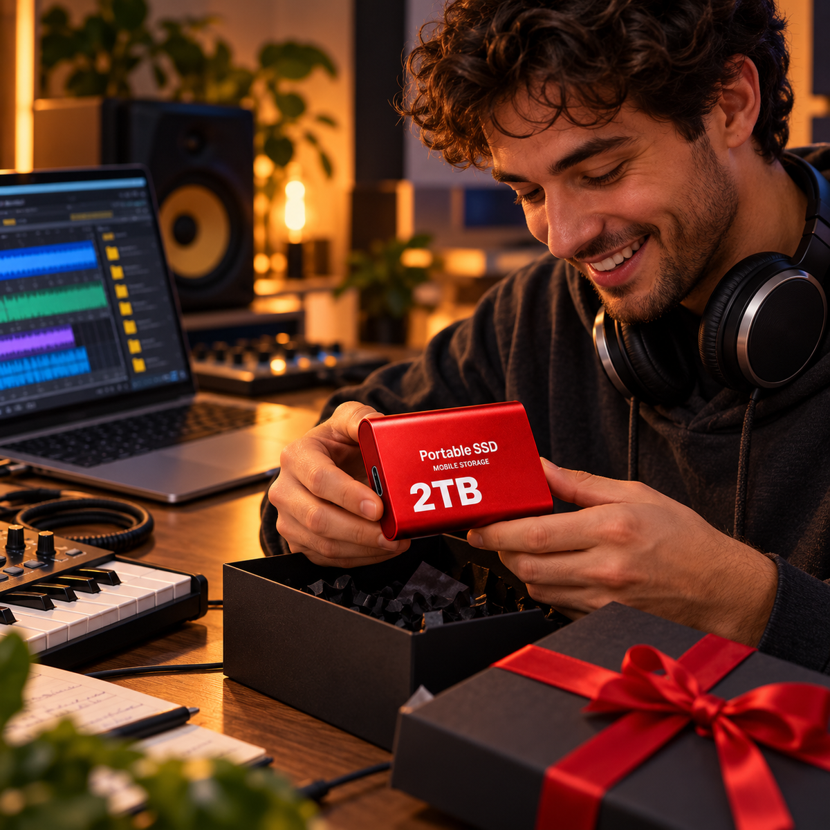 DataSprint Externe SSD 2TB – Praktisch Cadeau voor DJ & Muziekproducer