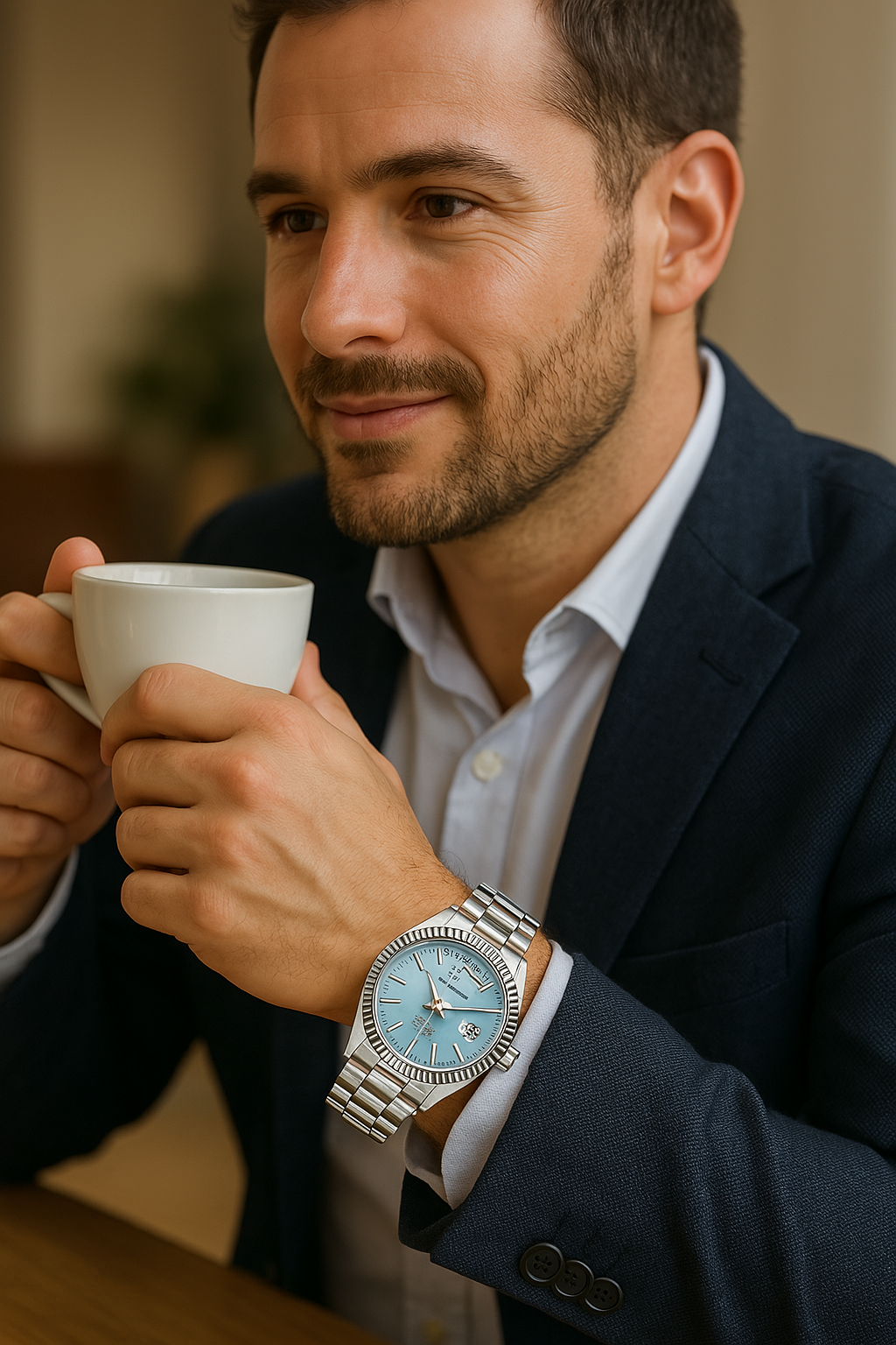 Luxe Automatisch Herenhorloge – Zelfopladend van RVS met Kalender