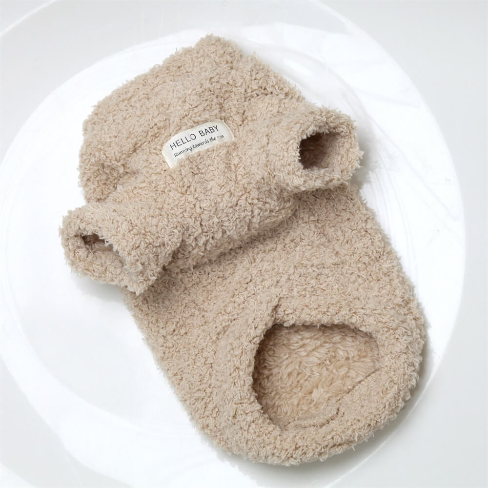 Gezellige en zachte fleece hondenpullover - Perfect voor comfort bij koud weer