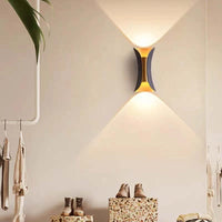 Noxel Gebogen Buiten Wand Gemonteerde Led Lamp