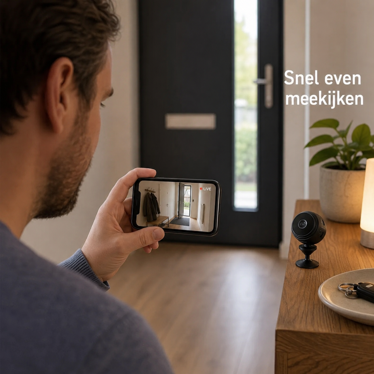 AutoVision | Draadloze Magnetische Beveiligingscamera met Nachtzicht