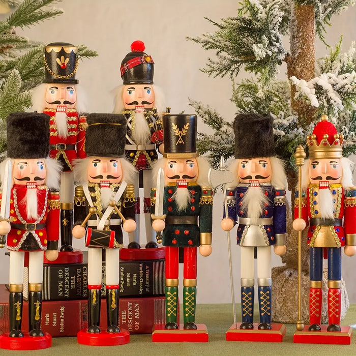 NussknackerJoy - Houten notenkraker soldatenfiguur voor tijdloze kerstmagie