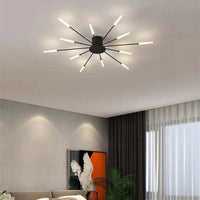 Arisha Industriële LED Plafondlamp Zwart/Goud Woonkamer Metaal