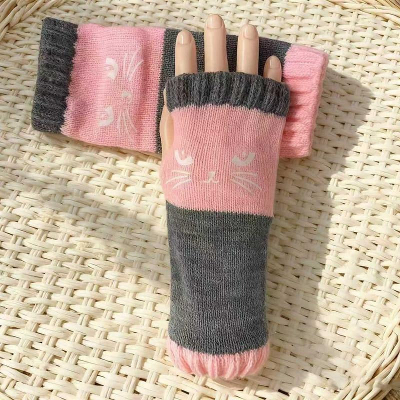 Kat Brei Vingerloze Handschoenen