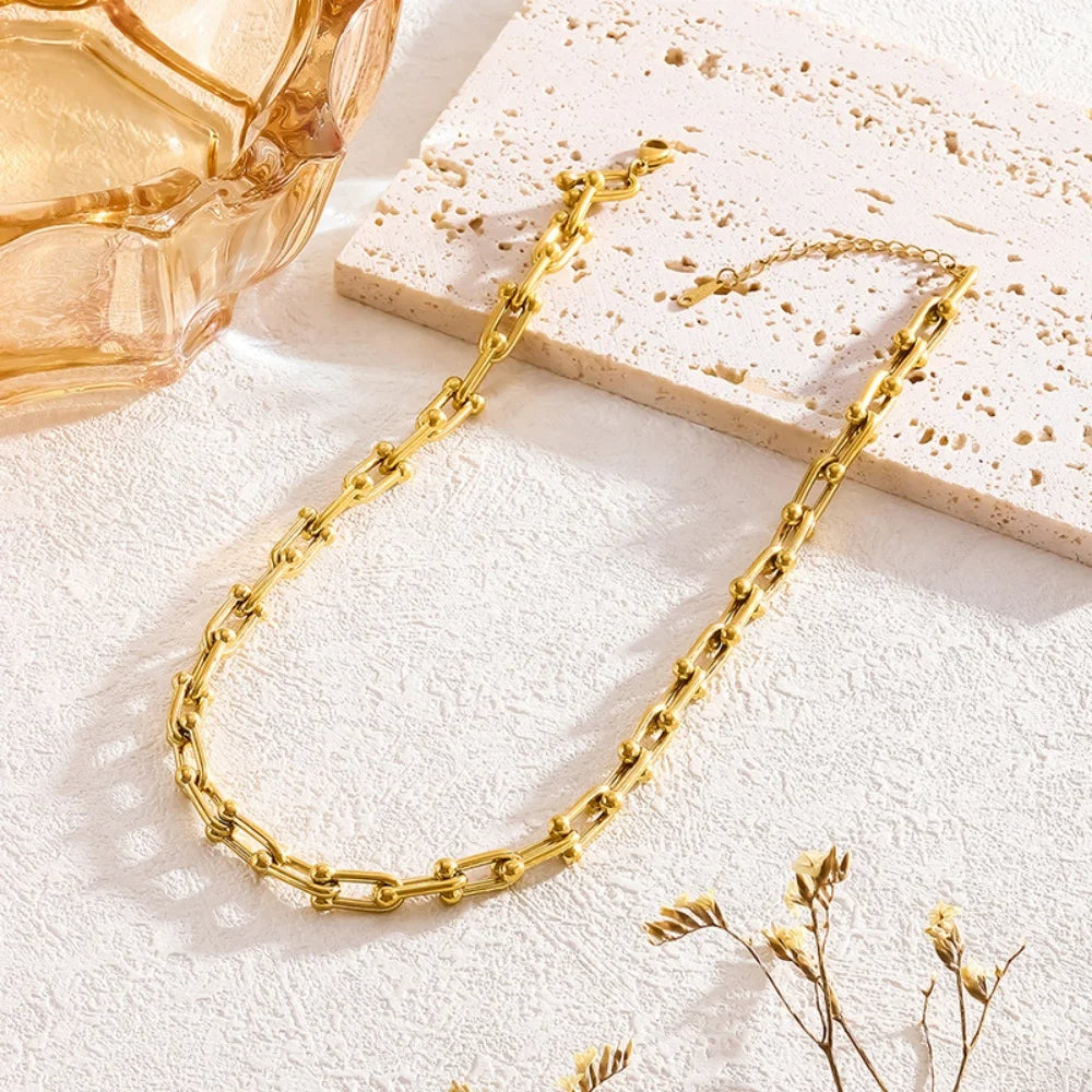 Aurielle Gold Link Set | Orntli