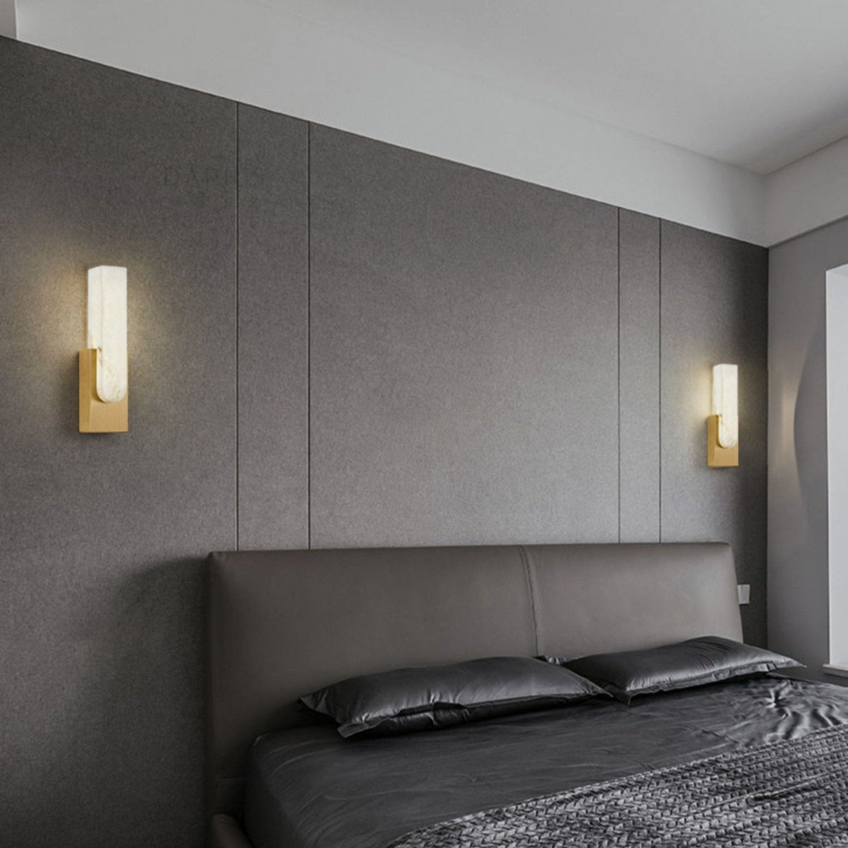 Agatha Moderne Kunstmatige Alabaster Minimalistische Wandlamp