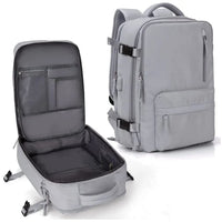 Travelliva Dames Reisrugzak 35 L | Waterdicht & met USB-aansluiting | Anti-diefstal & Schoencompartiment | Voor Wandelen, Dagelijks Gebruik & Reizen