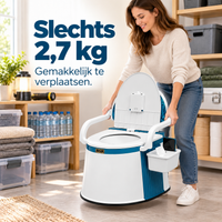 Draagbaar Noodtoilet voor Noodsituaties, Stroomuitval & Off-Grid Gebruik