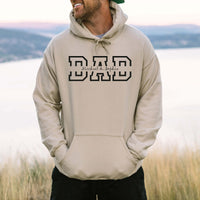 PapaHug | Custom Dad Hoodie met kindernamen, perfect cadeau voor vaderdag