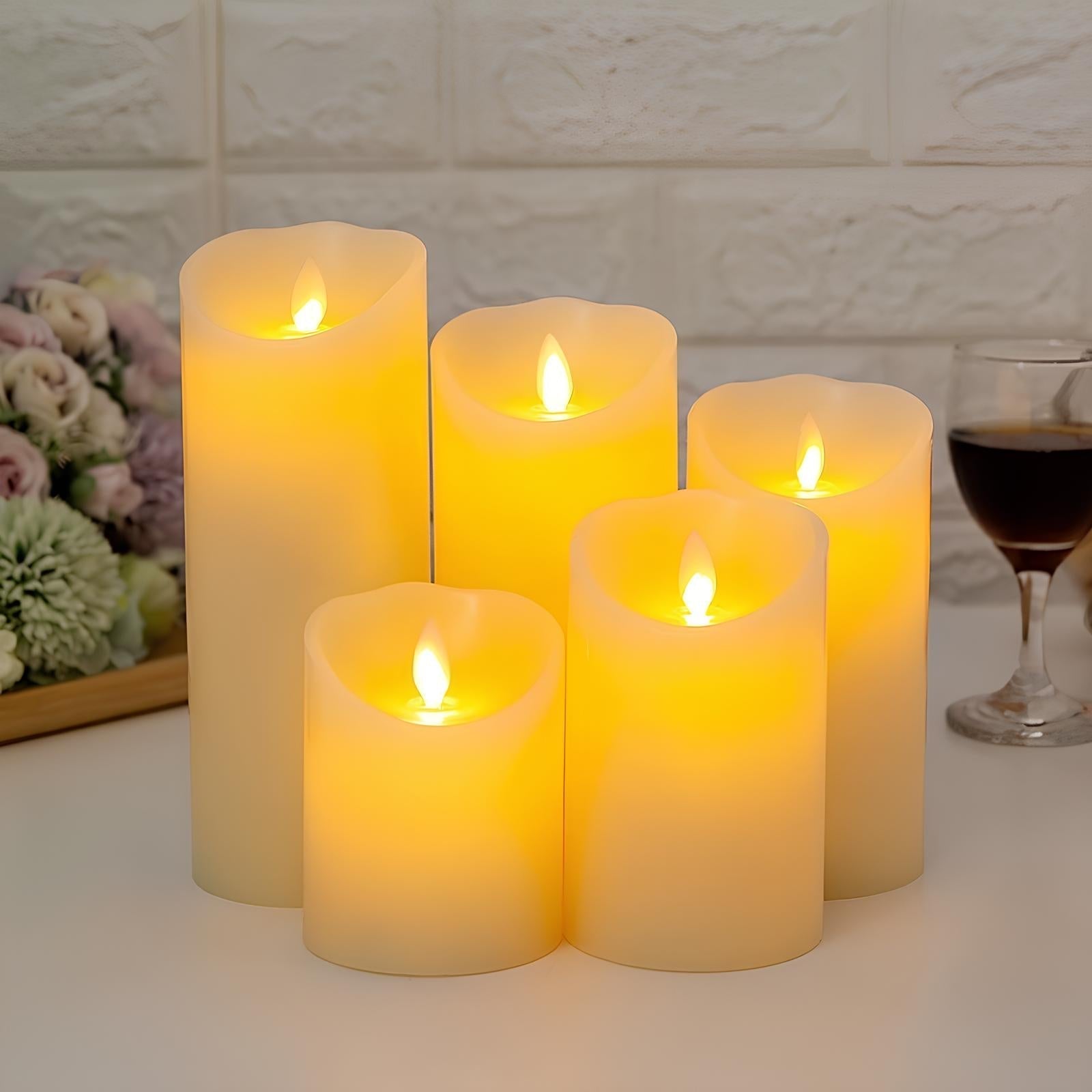 LED Kaarsen LumiFlame | Knipperend Echtwaseffect | Veilig & Energiebesparend | Verschillende Maten & Ontwerpen