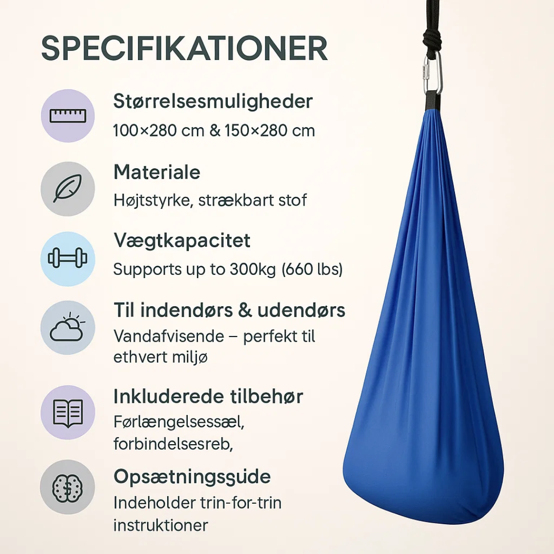 CalmSwing | Sensorische Therapie voor Autisme - Hangmat voor Binnen en Buiten