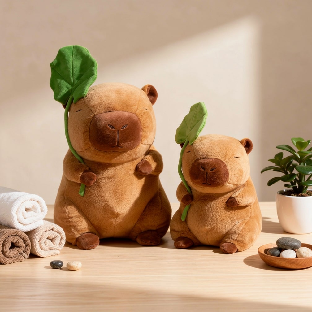 Capybara Knuffeldier voor baby's, kinderen en volwassenen | Schattig knuffeldier | Pluche dier | CapySnug