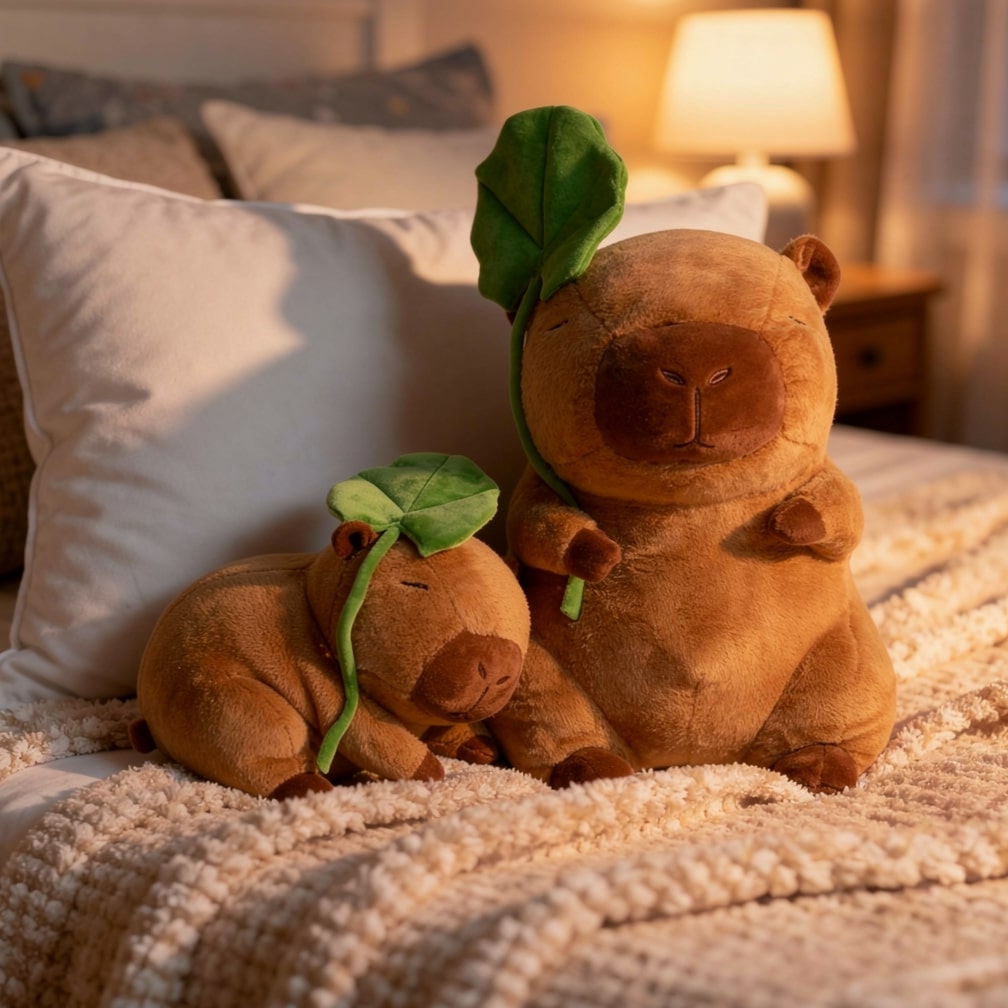 Capybara Knuffeldier voor baby's, kinderen en volwassenen | Schattig knuffeldier | Pluche dier | CapySnug