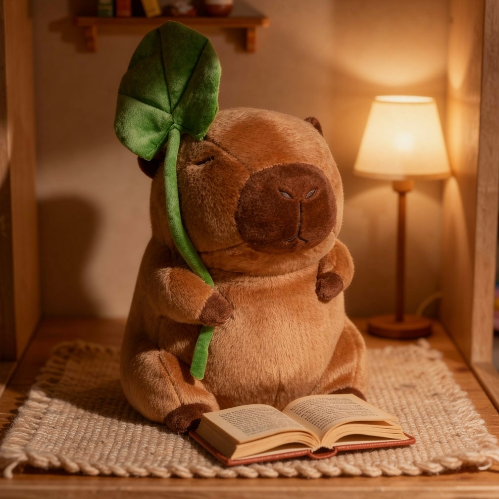 Capybara Knuffeldier voor baby's, kinderen en volwassenen | Schattig knuffeldier | Pluche dier | CapySnug