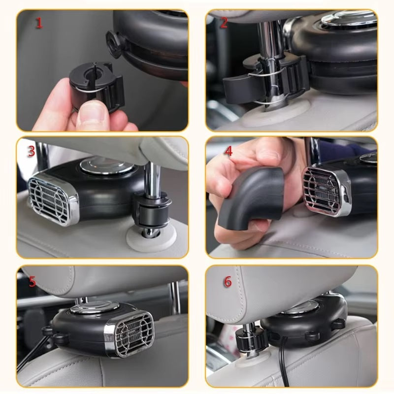 12V Draagbare Auto Verwarming met 360° Hoekverstelling