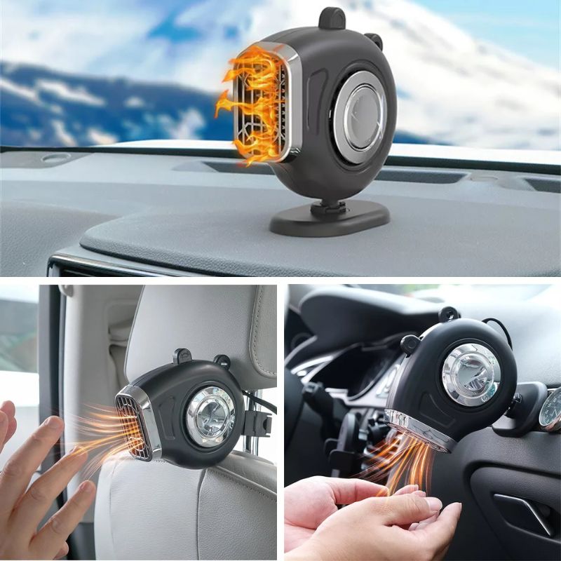12V Draagbare Auto Verwarming met 360° Hoekverstelling