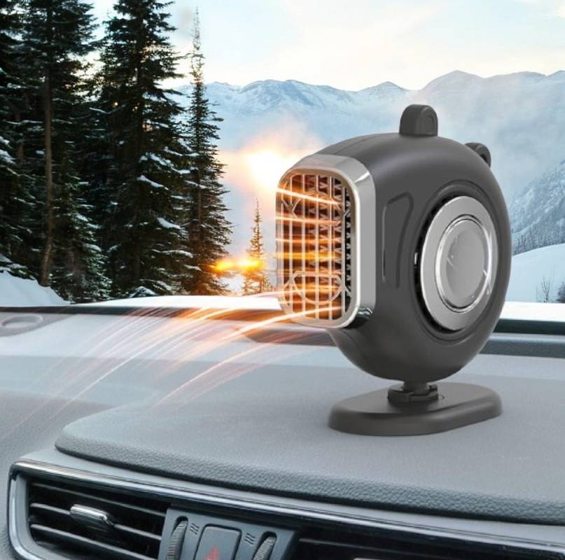 12V Draagbare Auto Verwarming met 360° Hoekverstelling