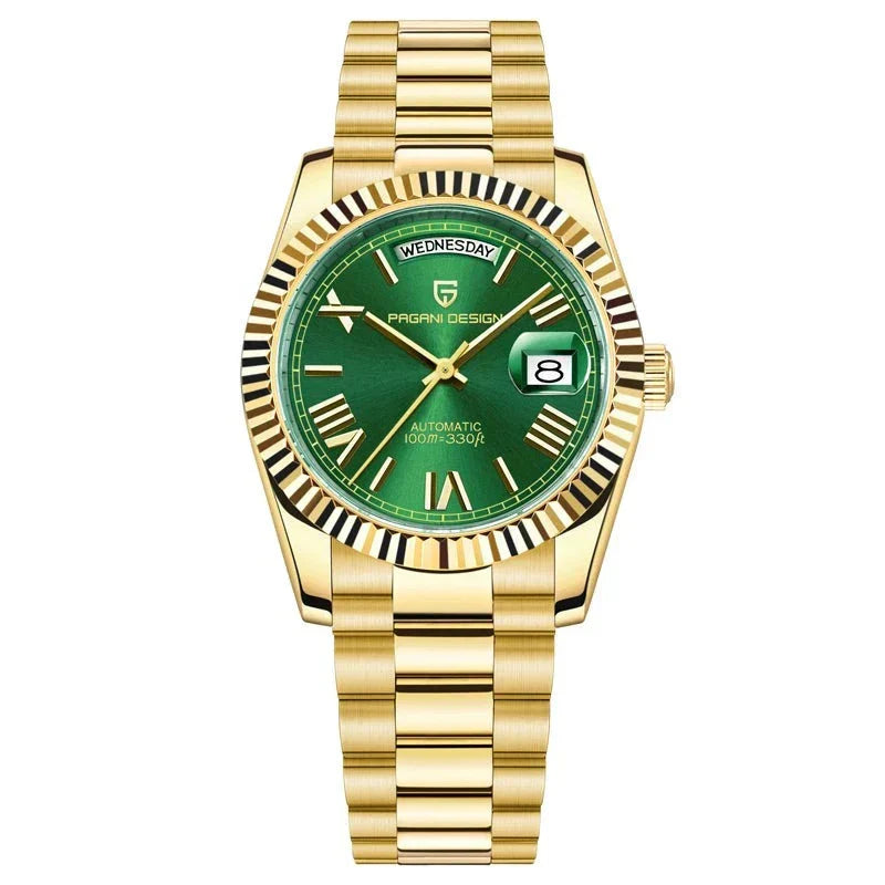 Luxe Automatisch Herenhorloge – Zelfopladend van RVS met Kalender