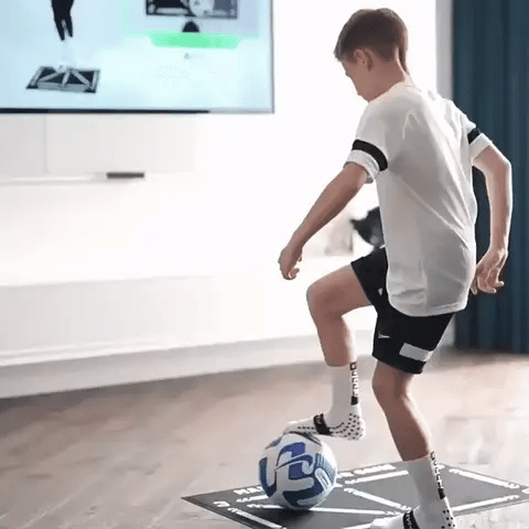 Voetbal Pro Trainingsmat Met Video Oefeningen Voor Thuispraktijk
