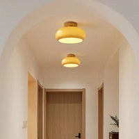 Charlotte Flush Mount Plafondlamp Hout