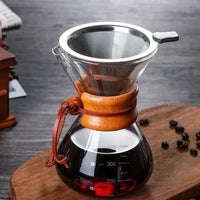 Skanto | Chemex Koffiekan met Hario V60 Dripper Set – Precies Brouwen met Stijl