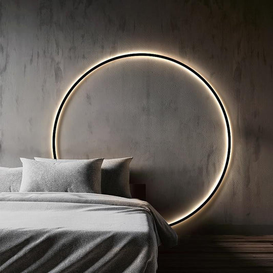NovaHalo LumaNova Circulaire Wandlamp Voor Moderne Minimalistische Interieurs