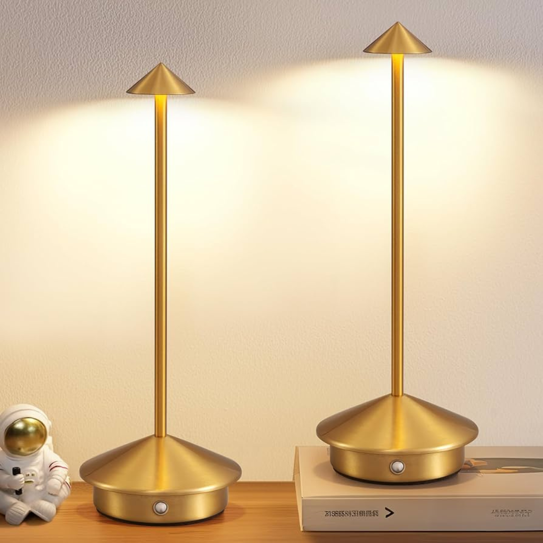 ClarityGlow | Draadloze Tafellamp met Dimbare Verlichting en Waterdicht Ontwerp