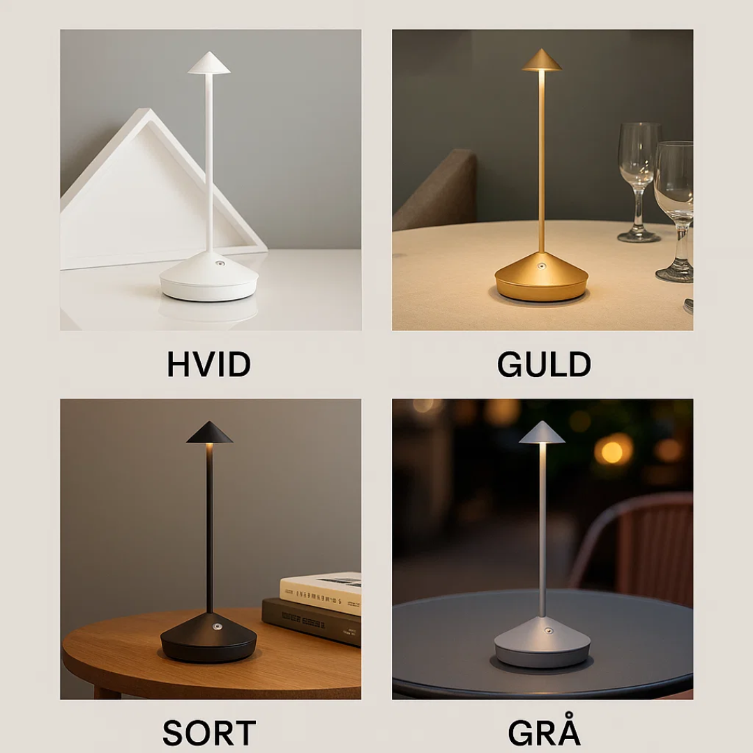 ClarityGlow | Draadloze Tafellamp met Dimbare Verlichting en Waterdicht Ontwerp