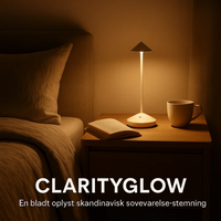 ClarityGlow | Draadloze Tafellamp met Dimbare Verlichting en Waterdicht Ontwerp