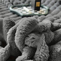 Zware Fleece Deken CloudStripe