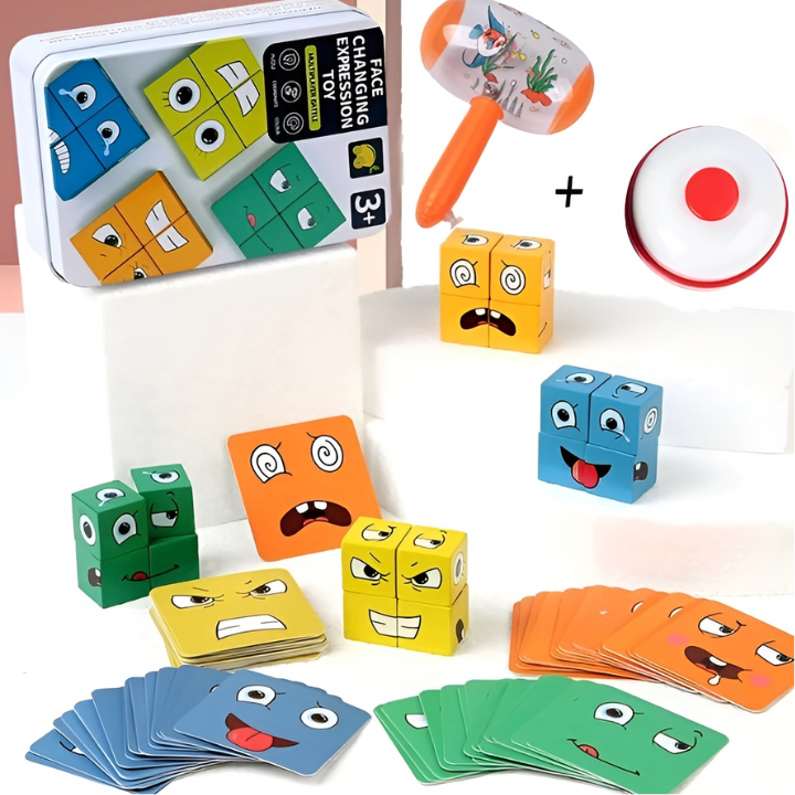 Educatief houten spel – Ontwikkel de emoties en motorische vaardigheden van uw kind