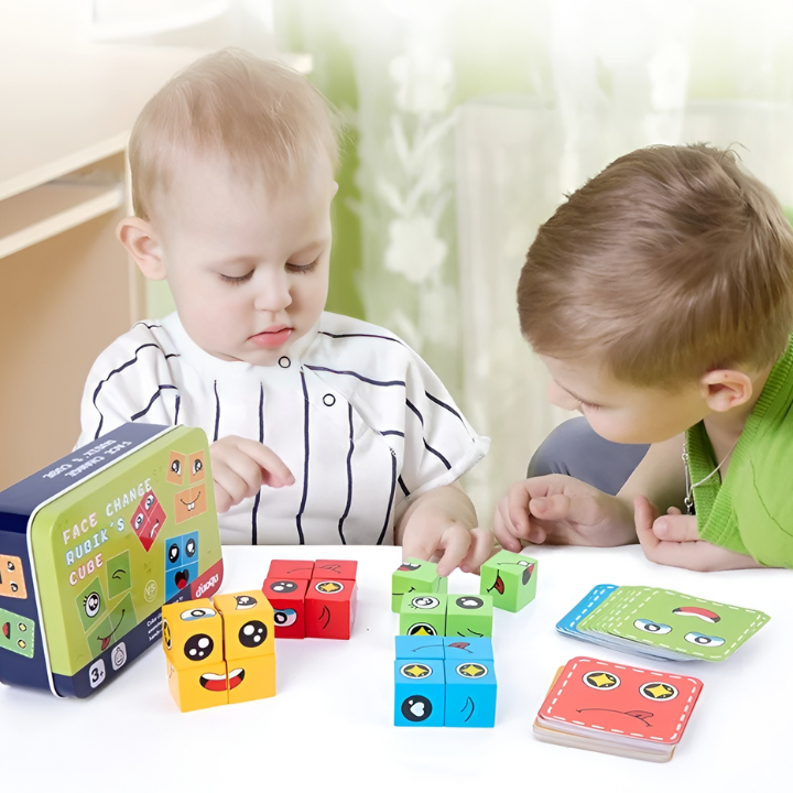Educatief houten spel – Ontwikkel de emoties en motorische vaardigheden van uw kind