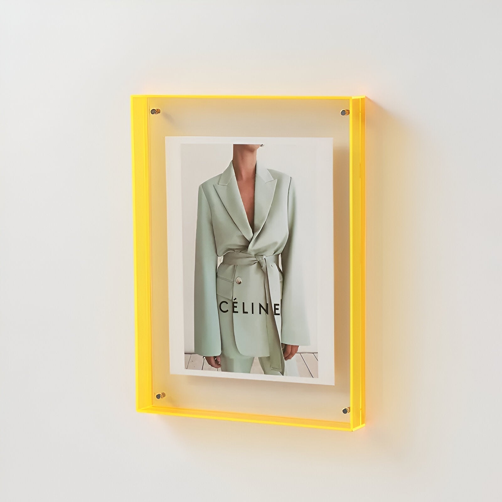 Moderner Designraam van Acryl in Kleur
