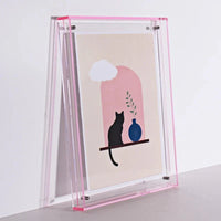 Transparante Acryl Fotolijst | Kleurrijke Minimalistische Designlijst