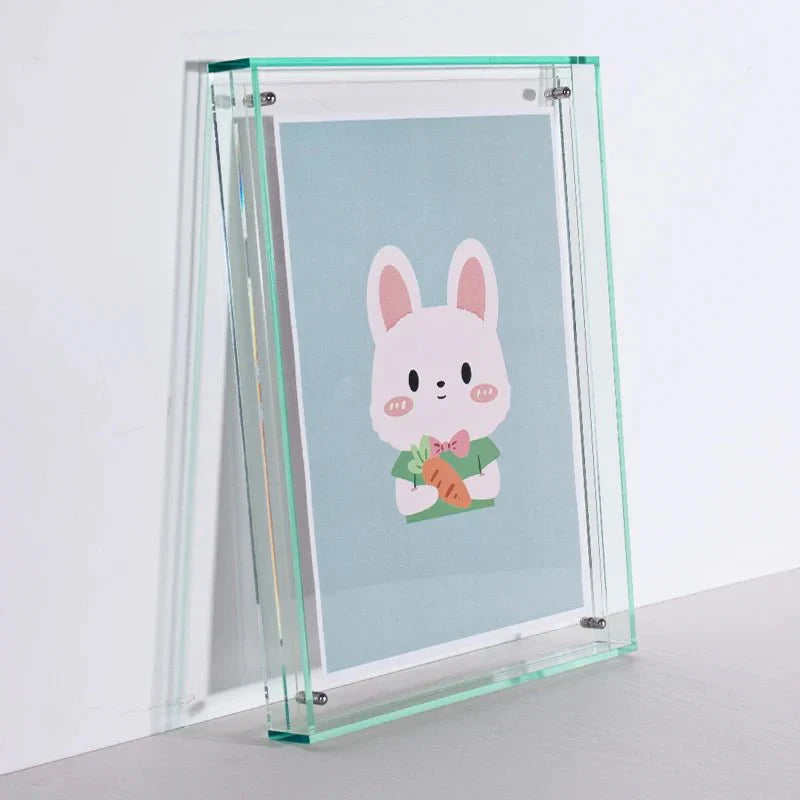 Transparante Acryl Fotolijst | Kleurrijke Minimalistische Designlijst