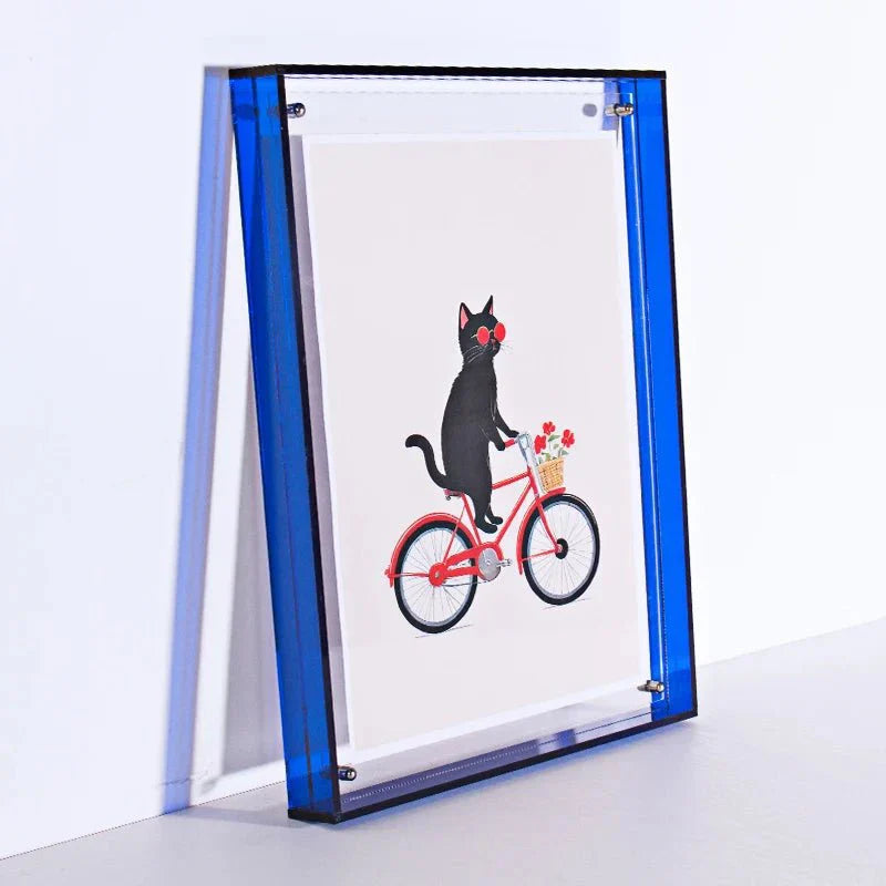 Transparante Acryl Fotolijst | Kleurrijke Minimalistische Designlijst