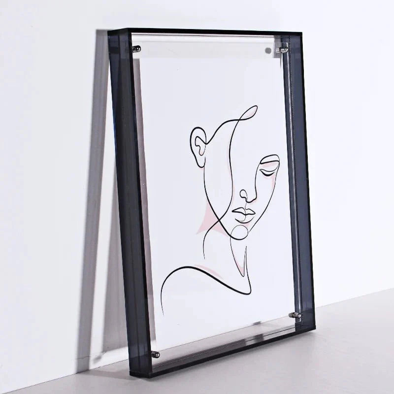 Transparante Acryl Fotolijst | Kleurrijke Minimalistische Designlijst
