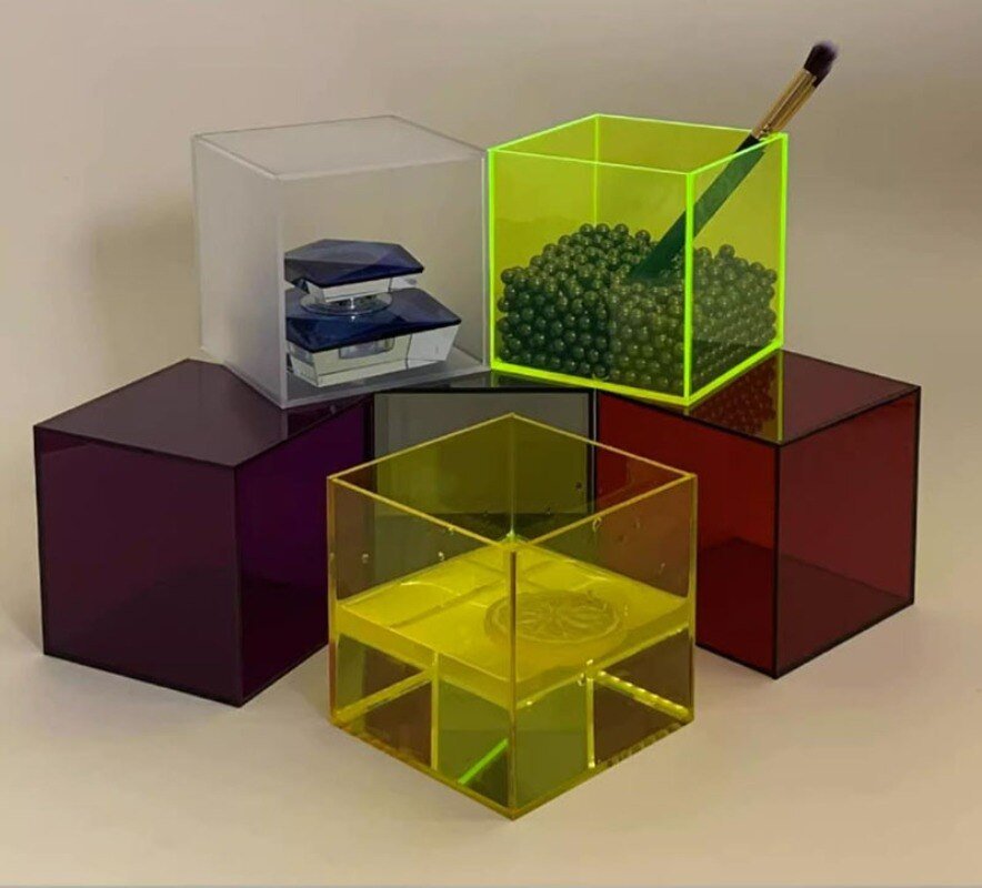 Kleurige Acryl Display Opbergdoos