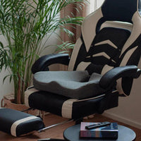 Skanto | ErgoRelief Zitkussen – Ergonomisch Geheugenschuim Kussen voor Rug en Staartbeen