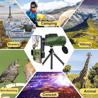 Compacte 600x ultrazoom-monoculair | HD-lens, lichtgewicht en ideaal voor wandelen, vogels spotten en sportevenementen
