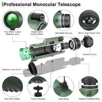 Compacte 600x ultrazoom-monoculair | HD-lens, lichtgewicht en ideaal voor wandelen, vogels spotten en sportevenementen