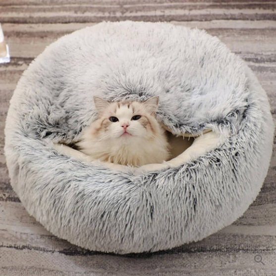 CozyNest • Rustgevende Nest Hond & Kat Bed