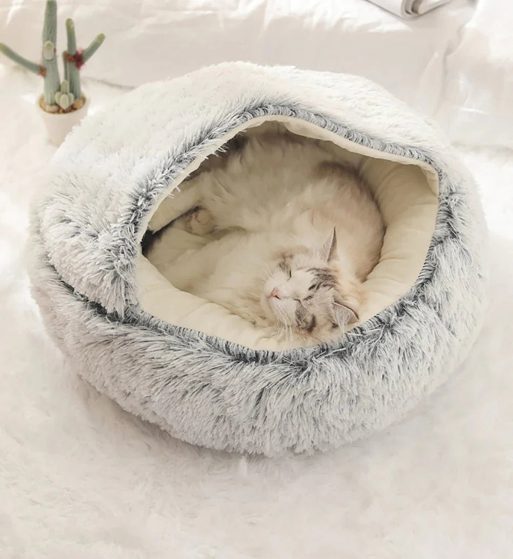 CozyNest • Rustgevende Nest Hond & Kat Bed