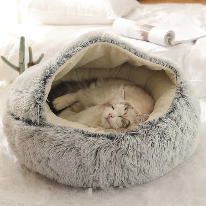 CozyNest • Rustgevende Nest Hond & Kat Bed