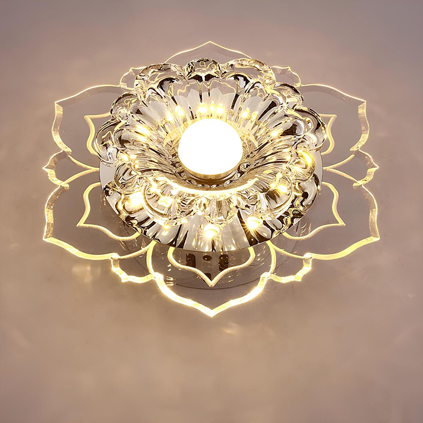 Mirella - Elegante Kristallen LED Plafondlamp met Modern Ontwerp