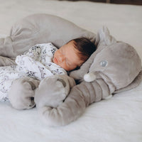 PlushElephant Knuffelkussen – Superzacht & Comfortabel voor Baby’s en Kinderen